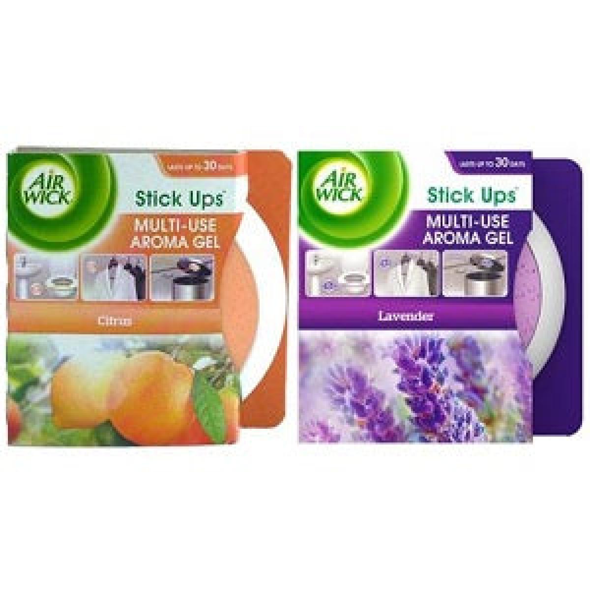Air Freshener Stick Up Multi-Use Aroma Gel Assorted