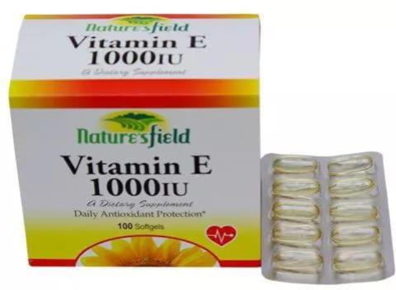 Vitamin E 1000 IU 10 Soft Gels