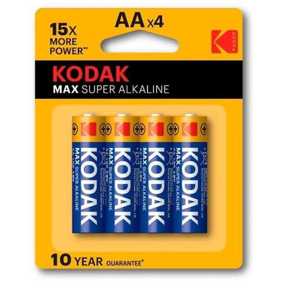 Max Super Alkaline Battery AA x4
