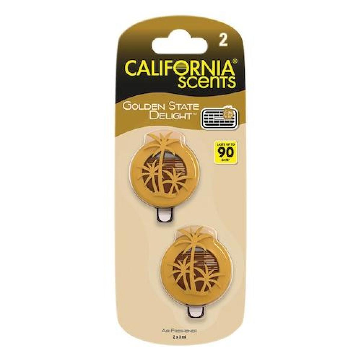 Mini Air Freshener Golden State Delight