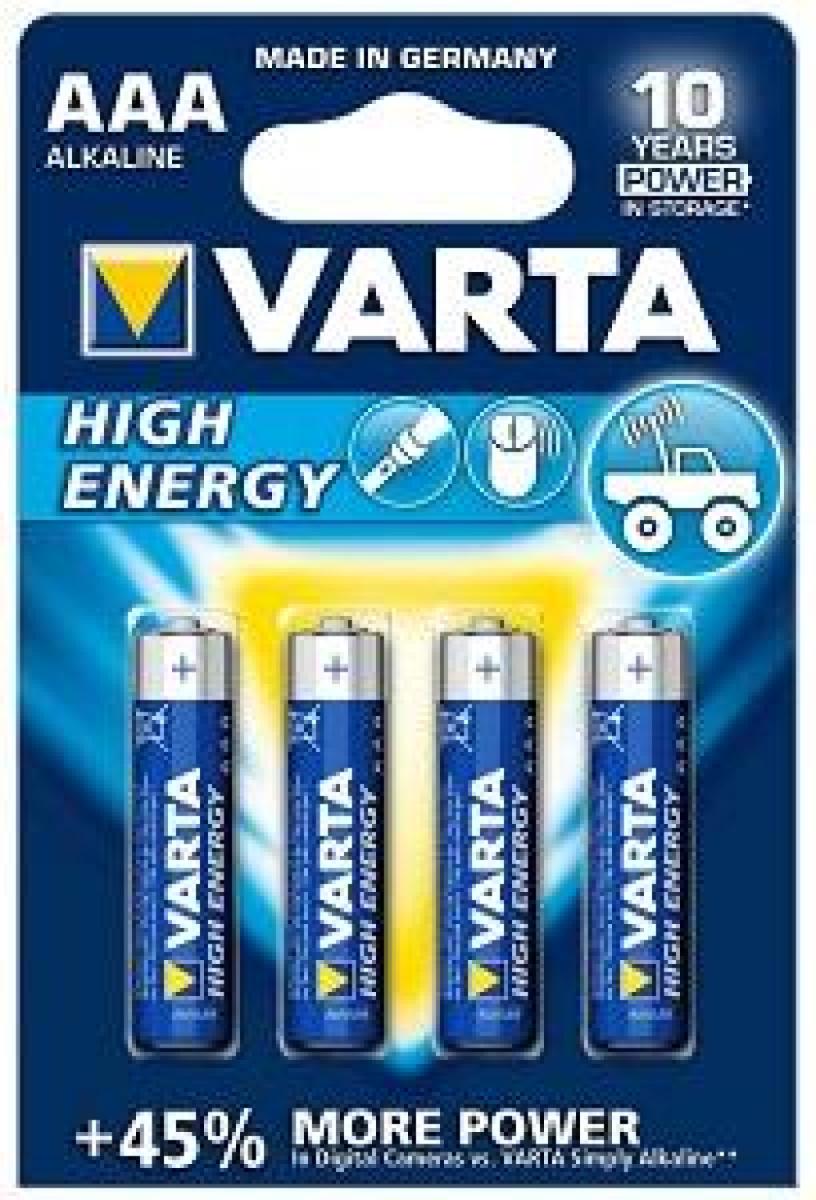 Alkaline High Energy Battery AAA x4