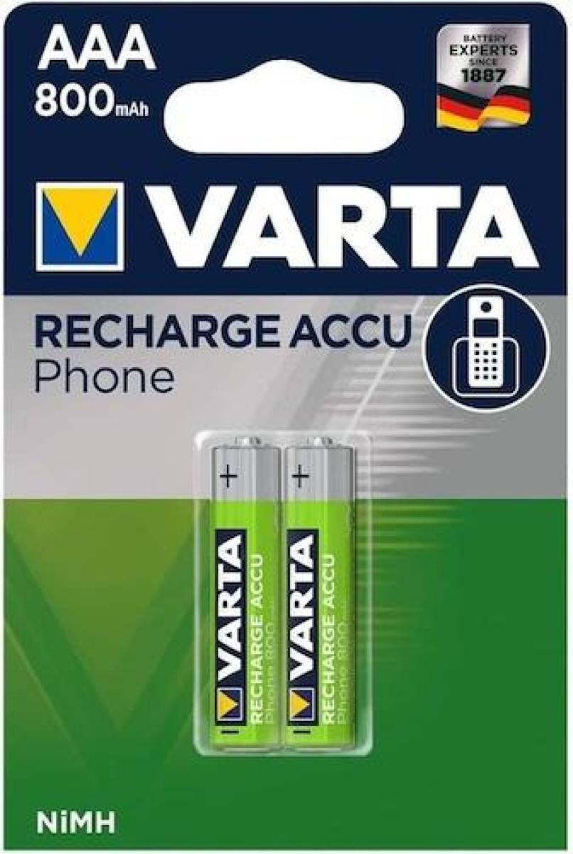 Recharge ACCU Recycled NiMH Battery AAA 800 mAh x2