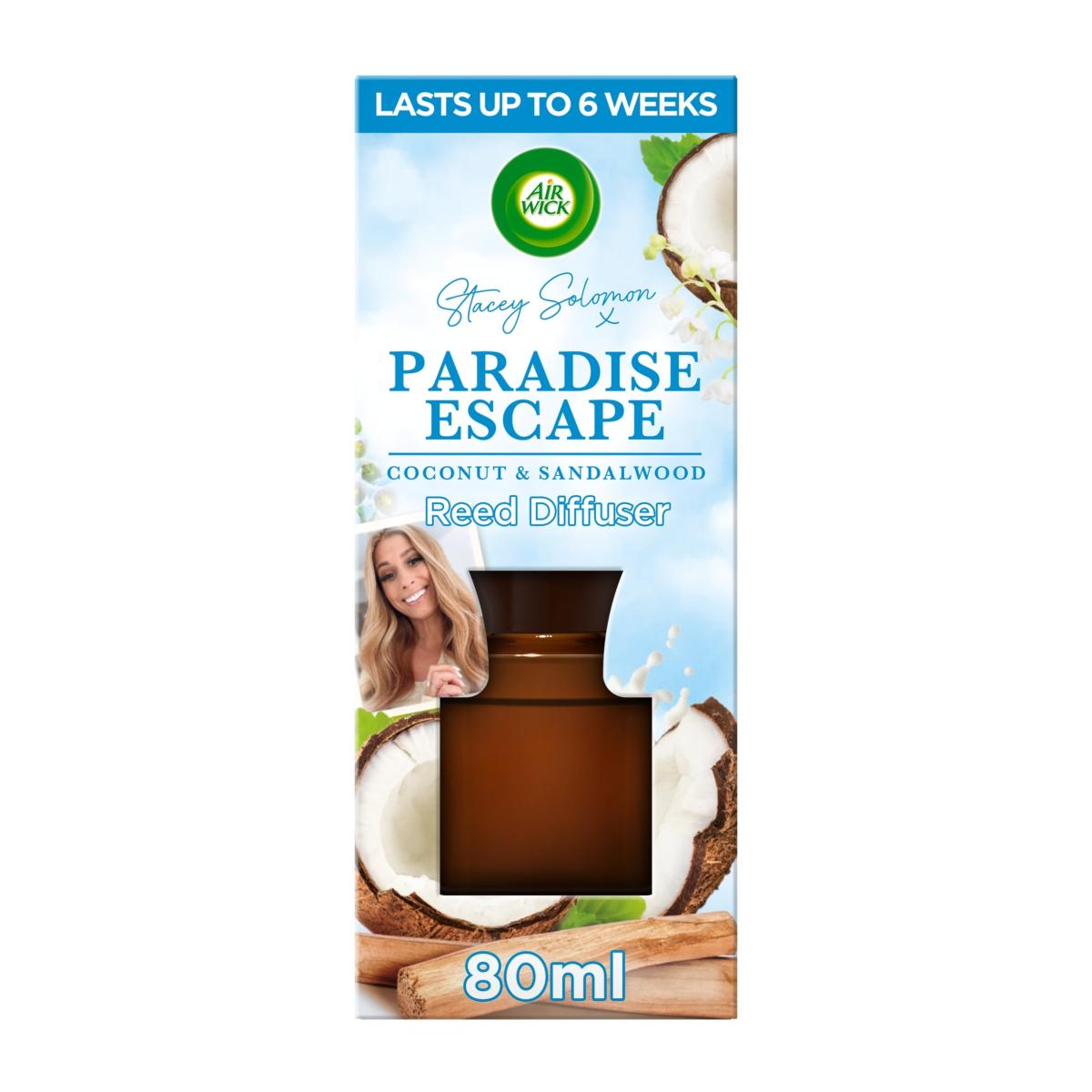 Air Freshener Stacey Solomon Paradise Escape Essential Oils Reed Diffuser
