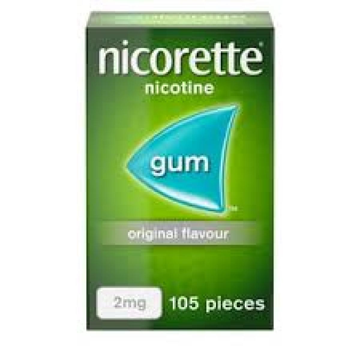 Nicotine Gum 2 mg Original x105