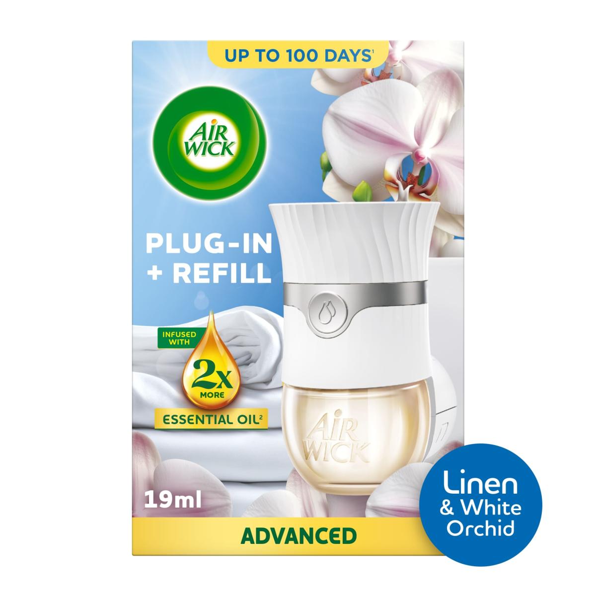 Linen & White Orchid Plug In Kit