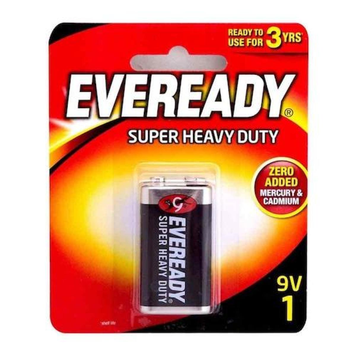 Super Heavy Duty Battery 9 V 6F22 No.1222 BP-1 x1