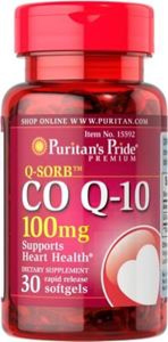CoQ 10 100 mg 30 Soft Gels