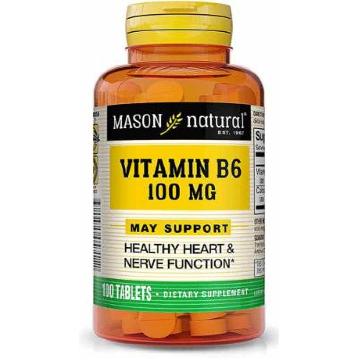 Natural Vitamin B6 100 mg