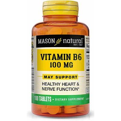 Natural Vitamin B6 100 mg
