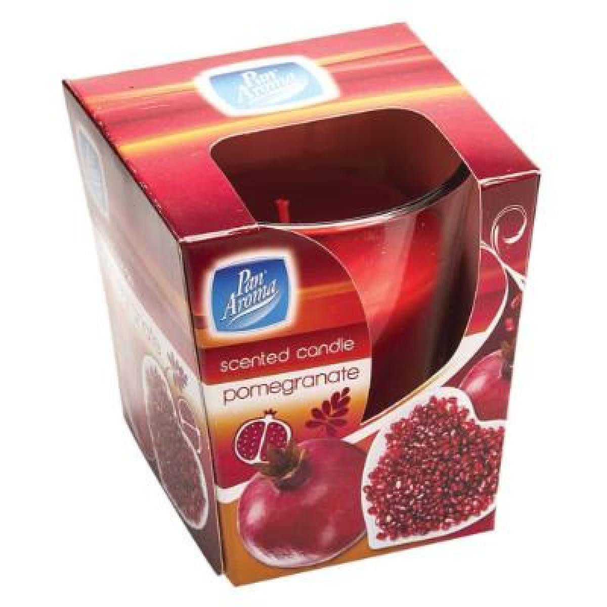 Scented Candles Pomegranate Glass