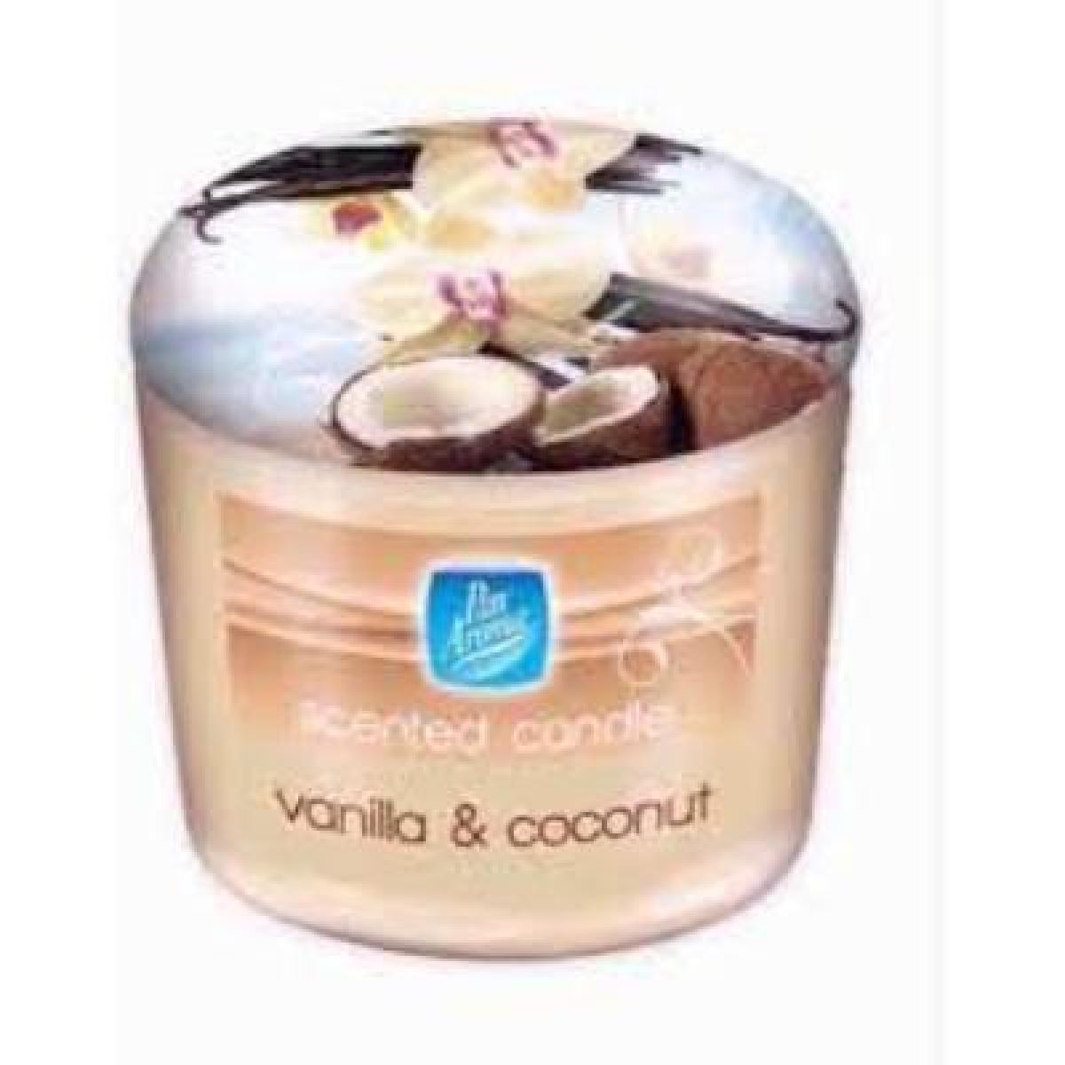 Scented Candles Vanilla & Coconut x3