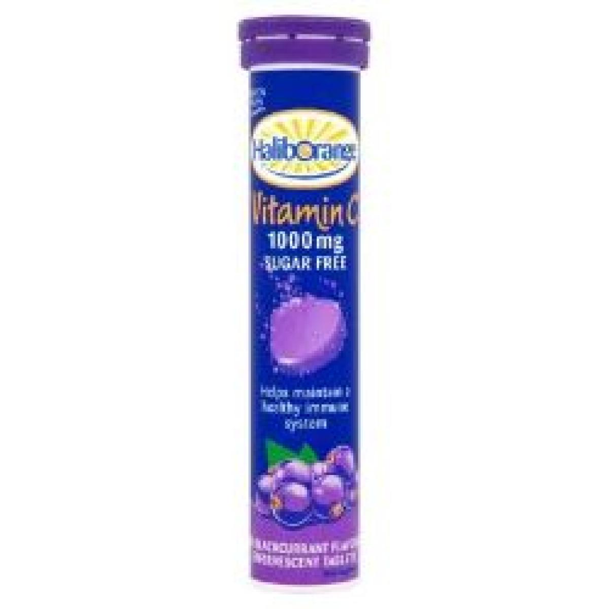 Vitamin C Blackcurrant 1000 mg 20 Effervescents