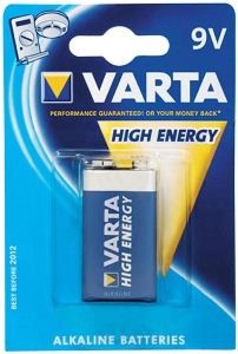 High Energy Alkaline Battery 9V