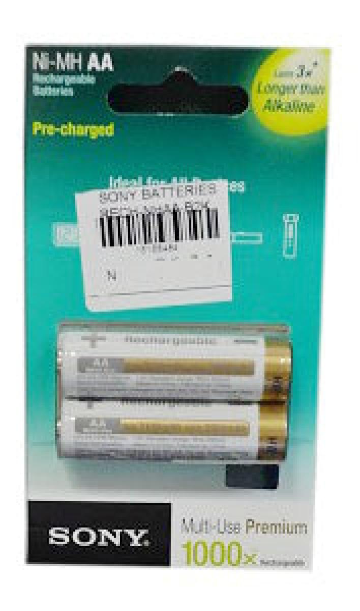 Rechargeable Battery NI-MH AA x2