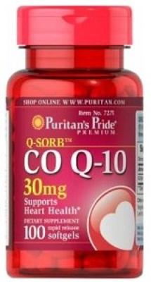 CoQ 10 30 mg 100 Soft Gels