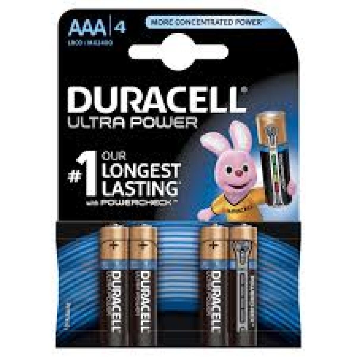 Ultra Power Battery With Power Check AAA MX2400 x4