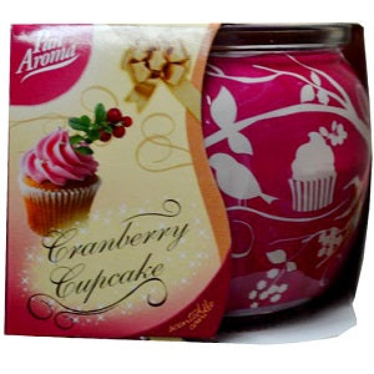 Cranberry Cupcake Scented Candle