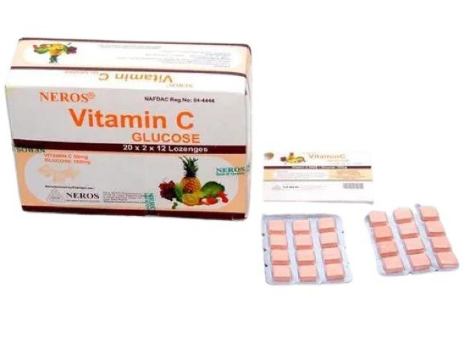 Vitamin C Glucose 12 Lozenges