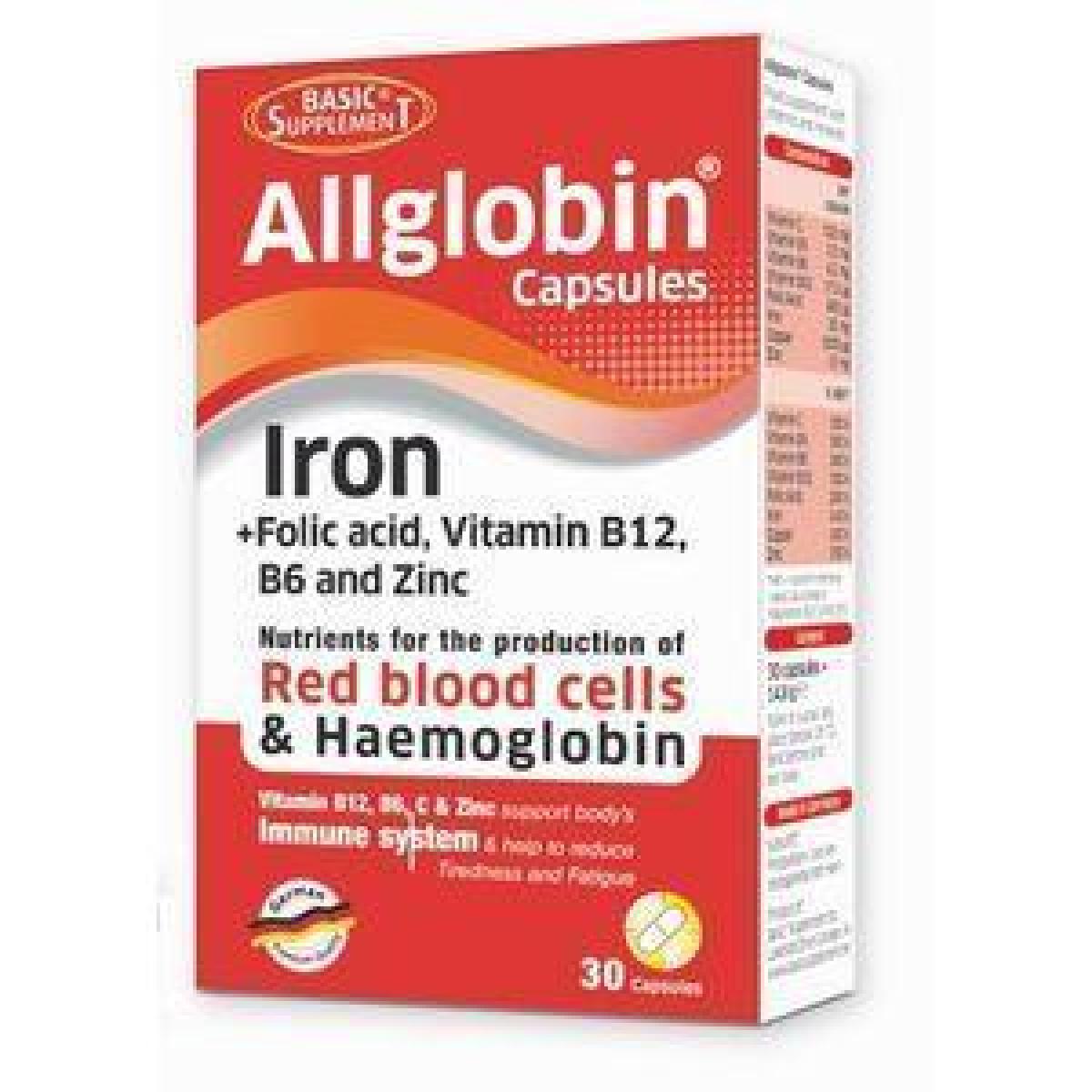 Iron + Folic Acid, Vitamin B12, B6 & Zinc