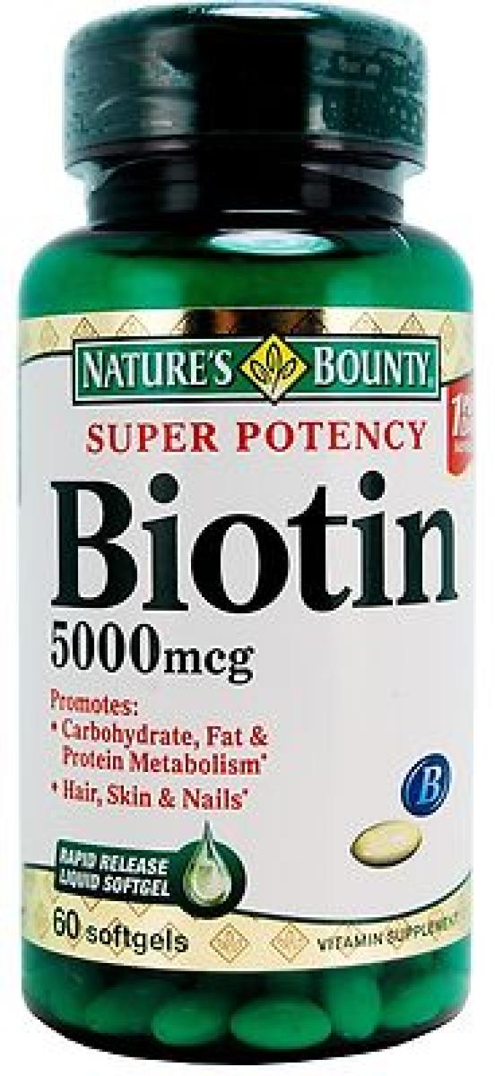 Biotin 5000 mcg 60 Soft Gels