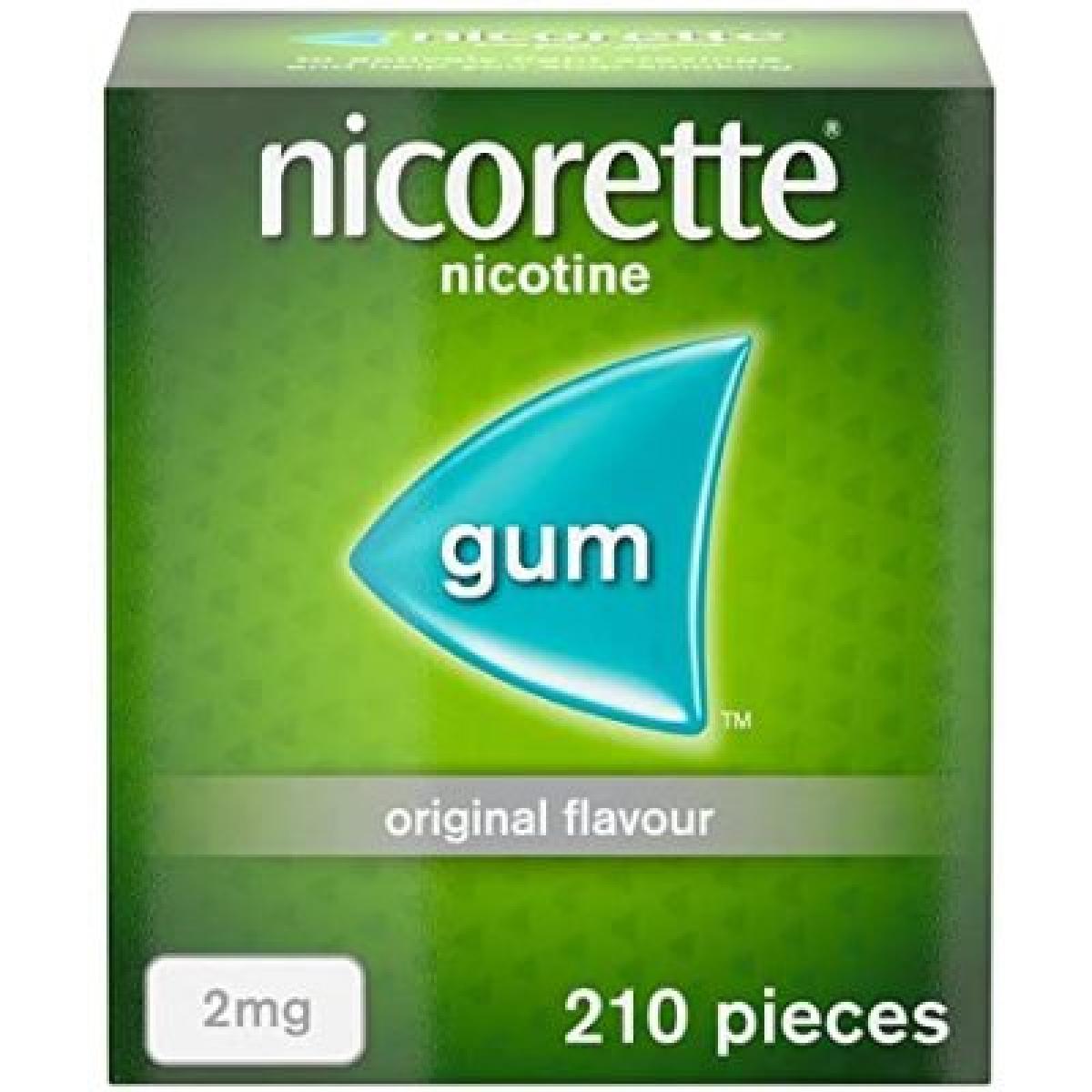 Nicotine Gum 2 mg Original x210
