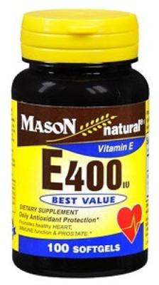 Vitamin E 400 100 Soft Gels