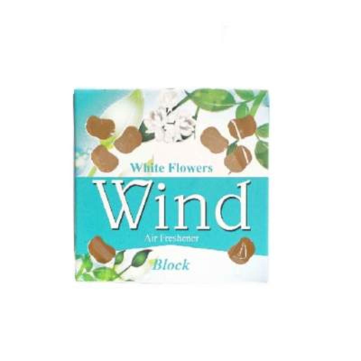Air Freshener Block White Flowers