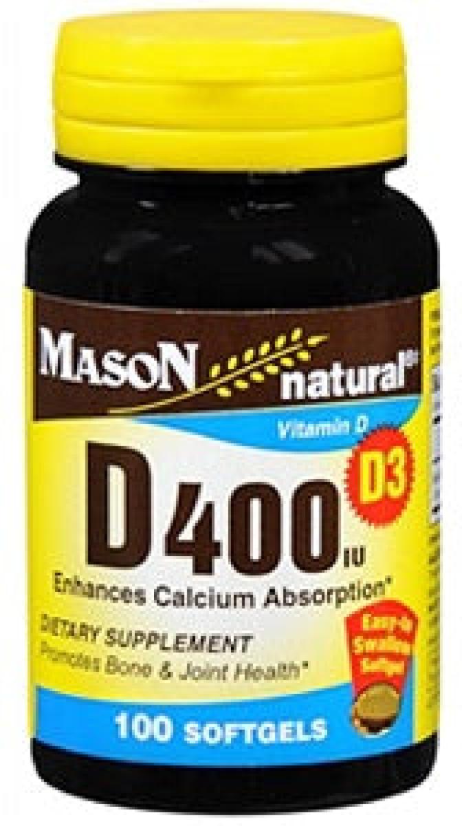Vitamin D 400 IU 100 Soft Gels