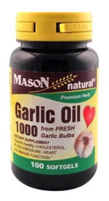 Garlic Oil 1000 - 100 Soft Gels