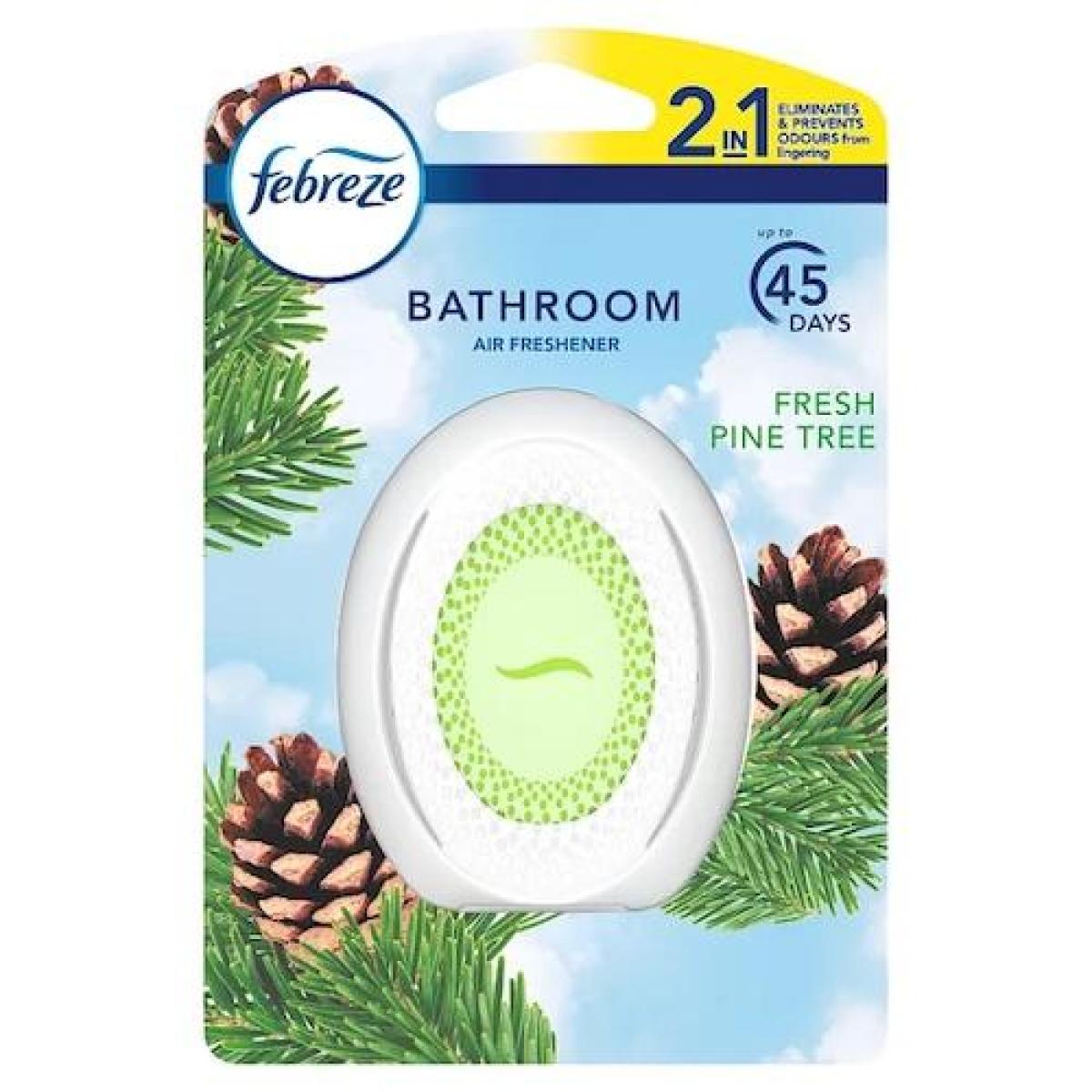 2 in 1 Bathroom Air Freshener Fresh Pine Tree