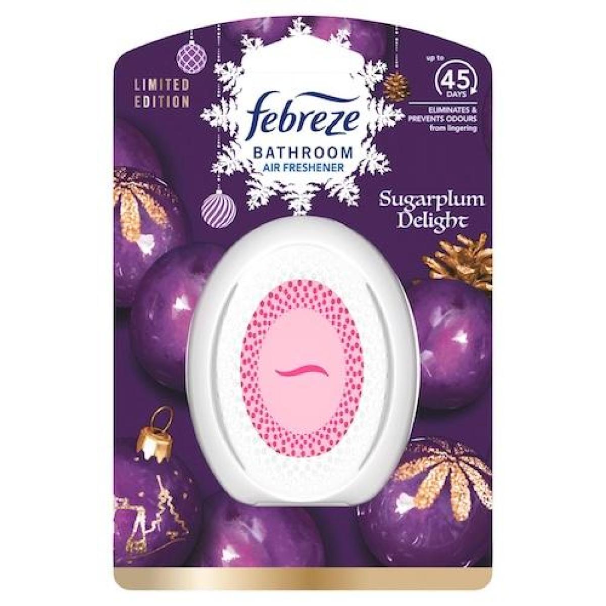 2 in 1 Bathroom Air Freshener Sugar Plum Delight