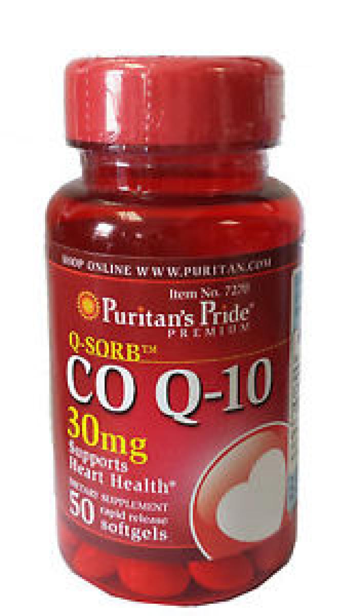 CoQ 10 30 mg 50 Soft Gels
