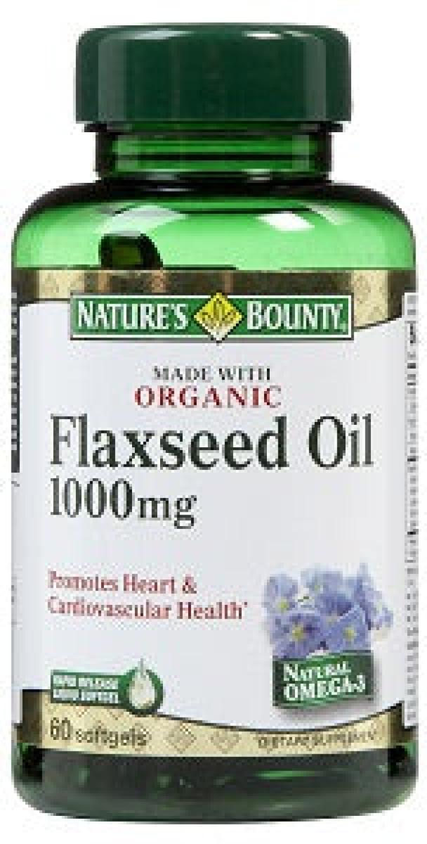 Flaxseed 1000 mg 60 Soft Gels