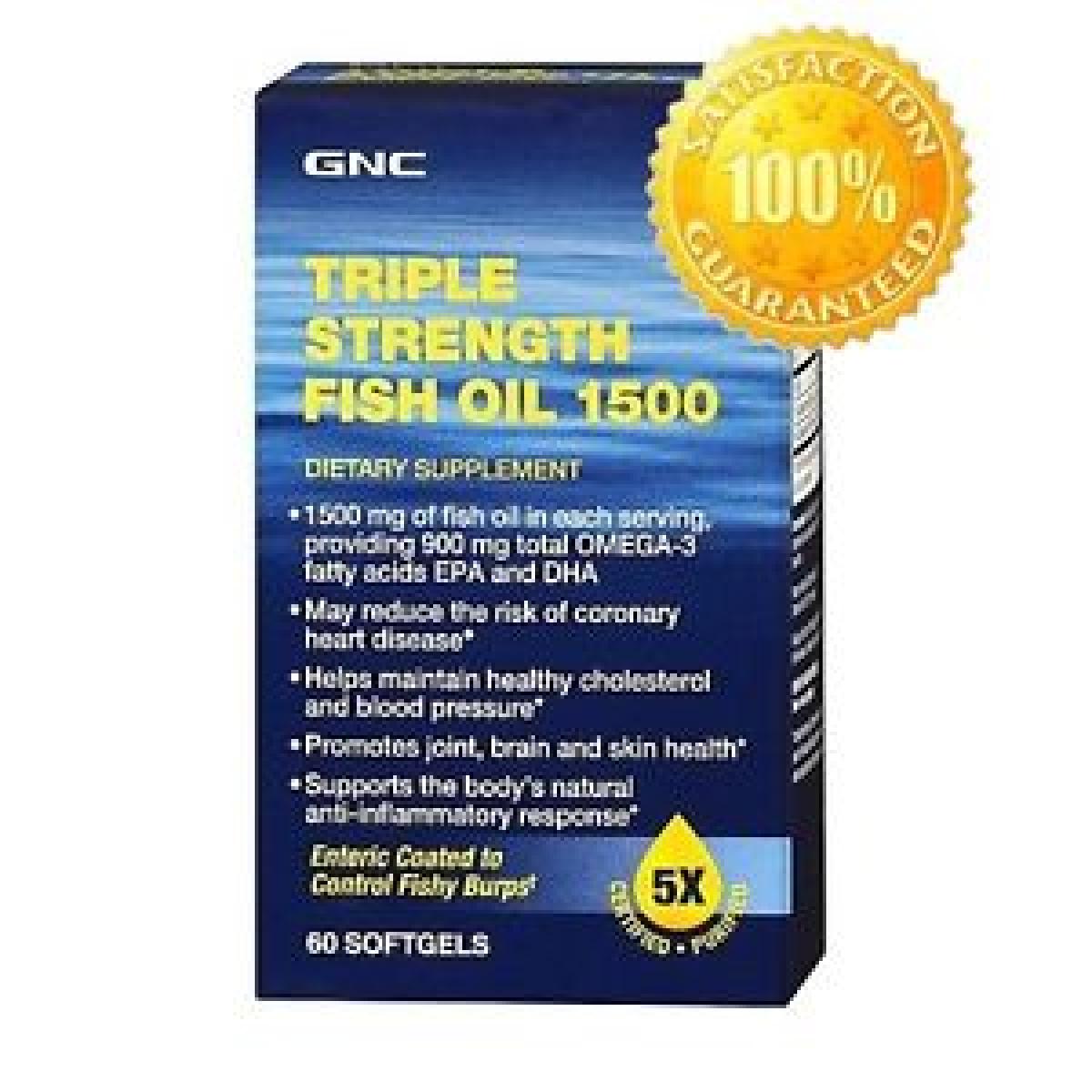 Total Strength Fish Oil 1500 60 Soft Gels