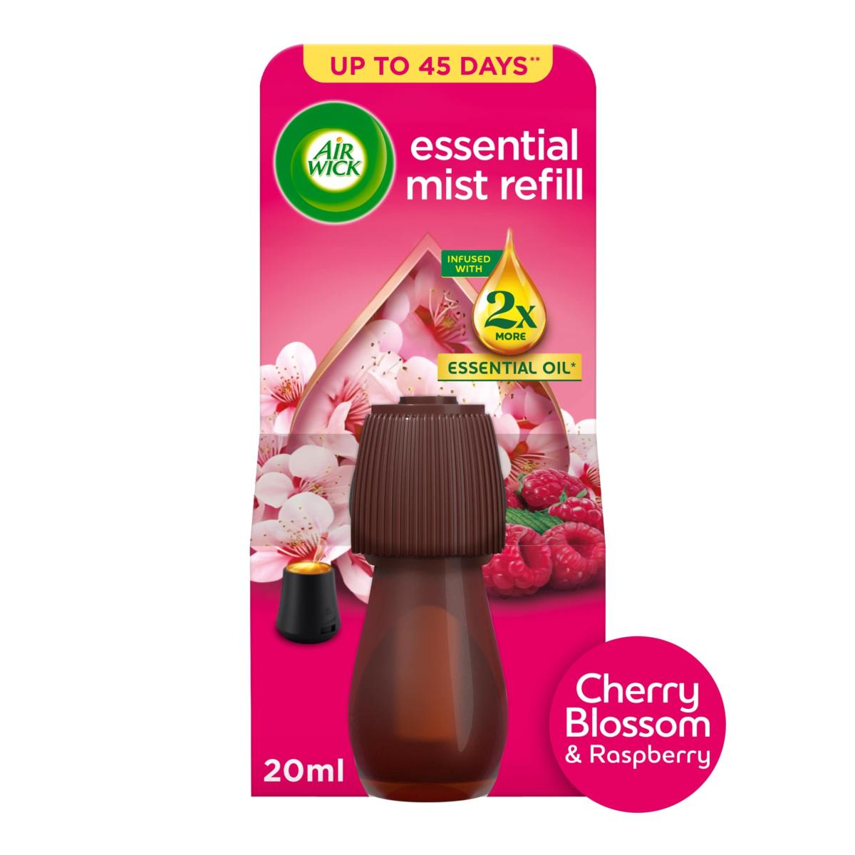 Cherry Blossom & Raspberry Essential Mist Refill