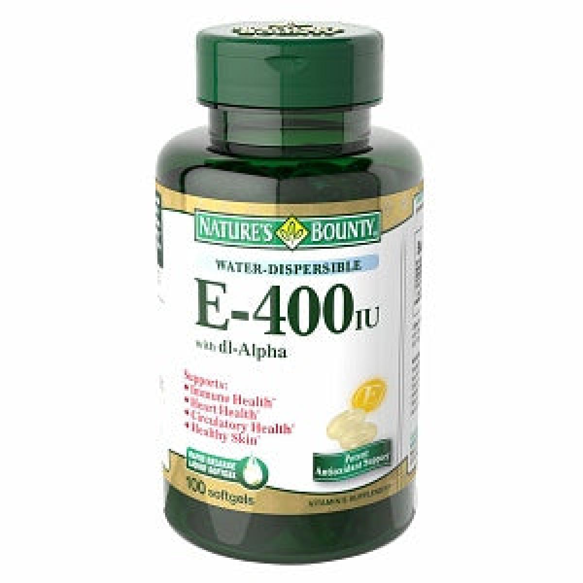 Vitamin E 400 IU 100 Soft Gels