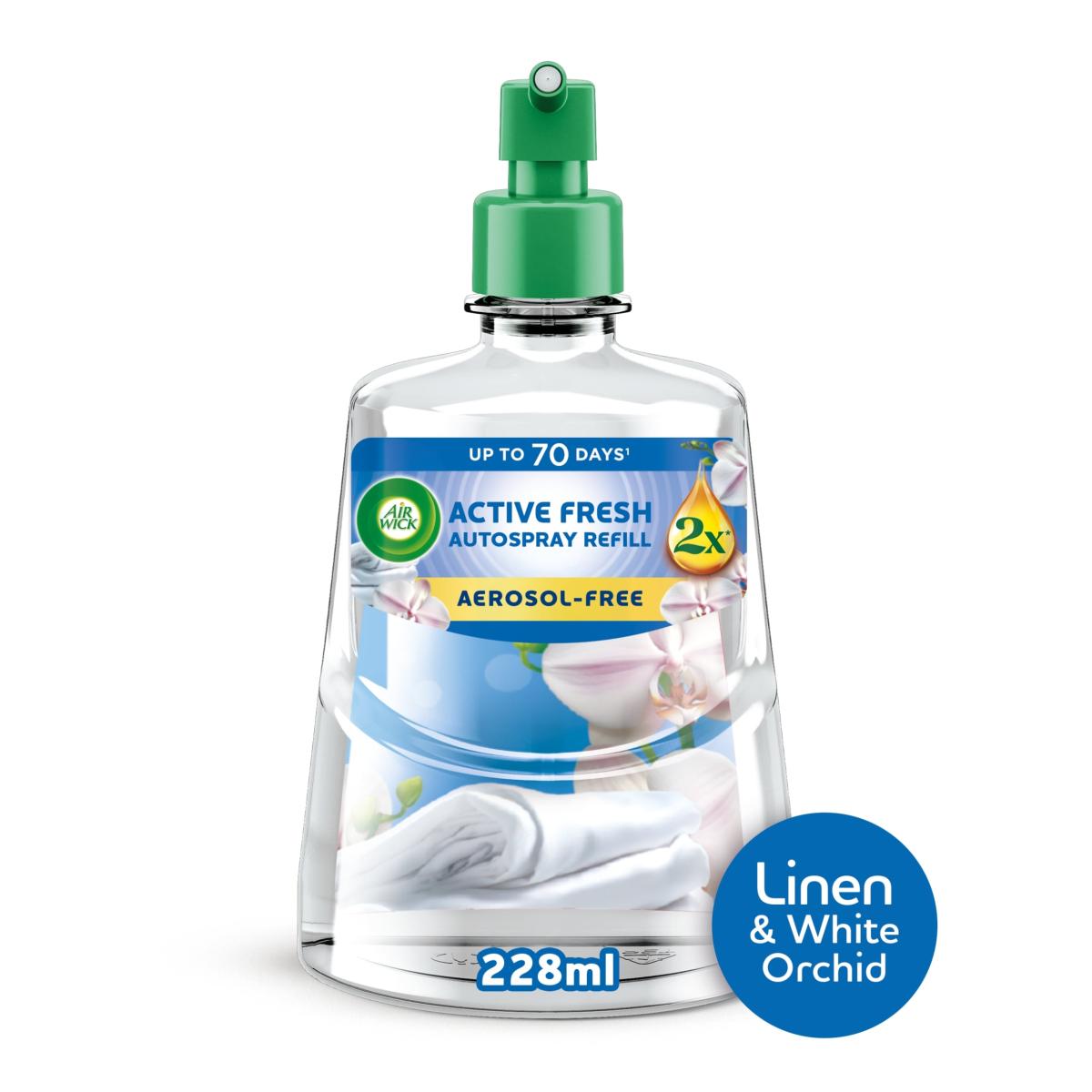 Fresh Linen & White Orchid 24/7 Active Fresh Auto Spray Refill