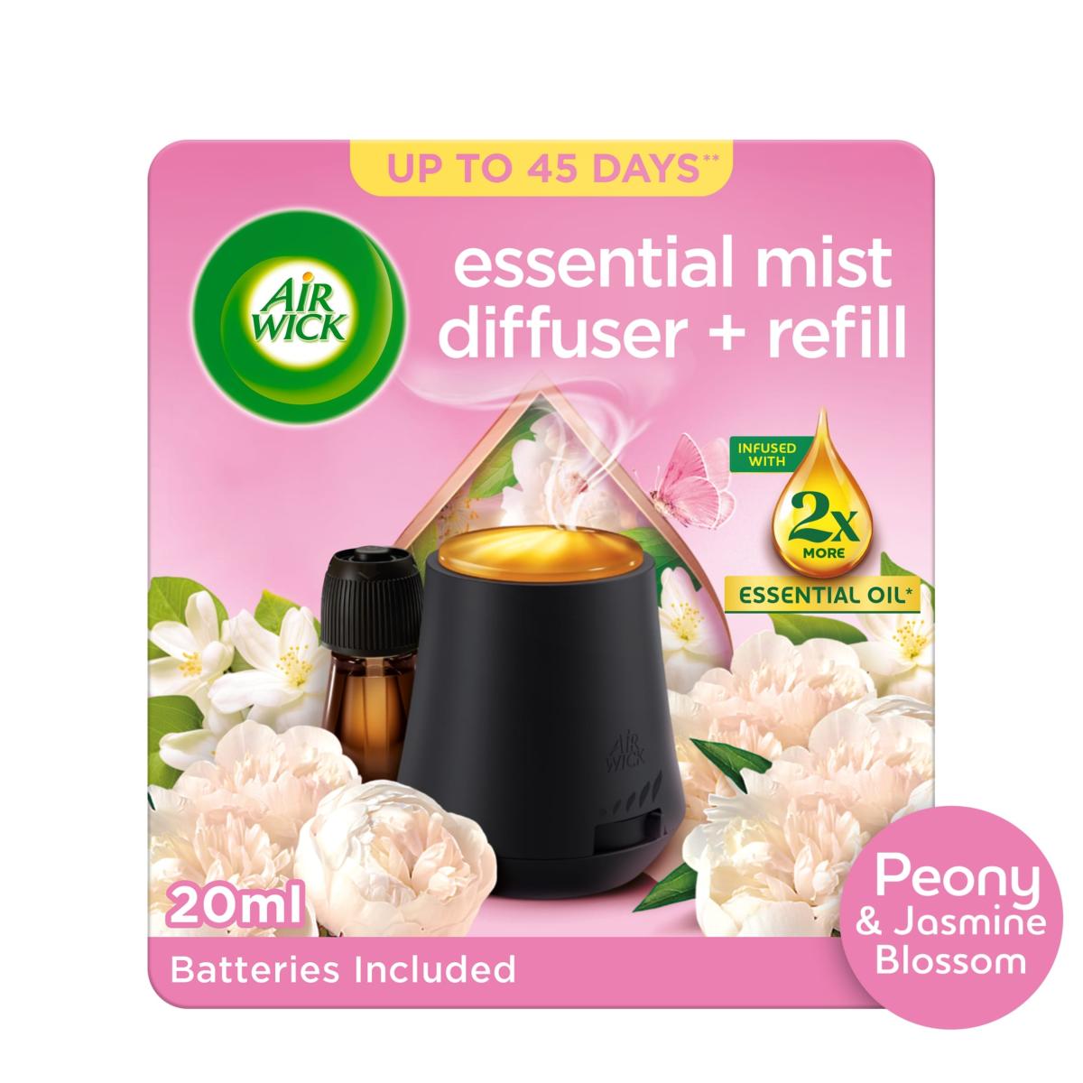Air Freshener Essential Mist Peony & Jasmine Kit