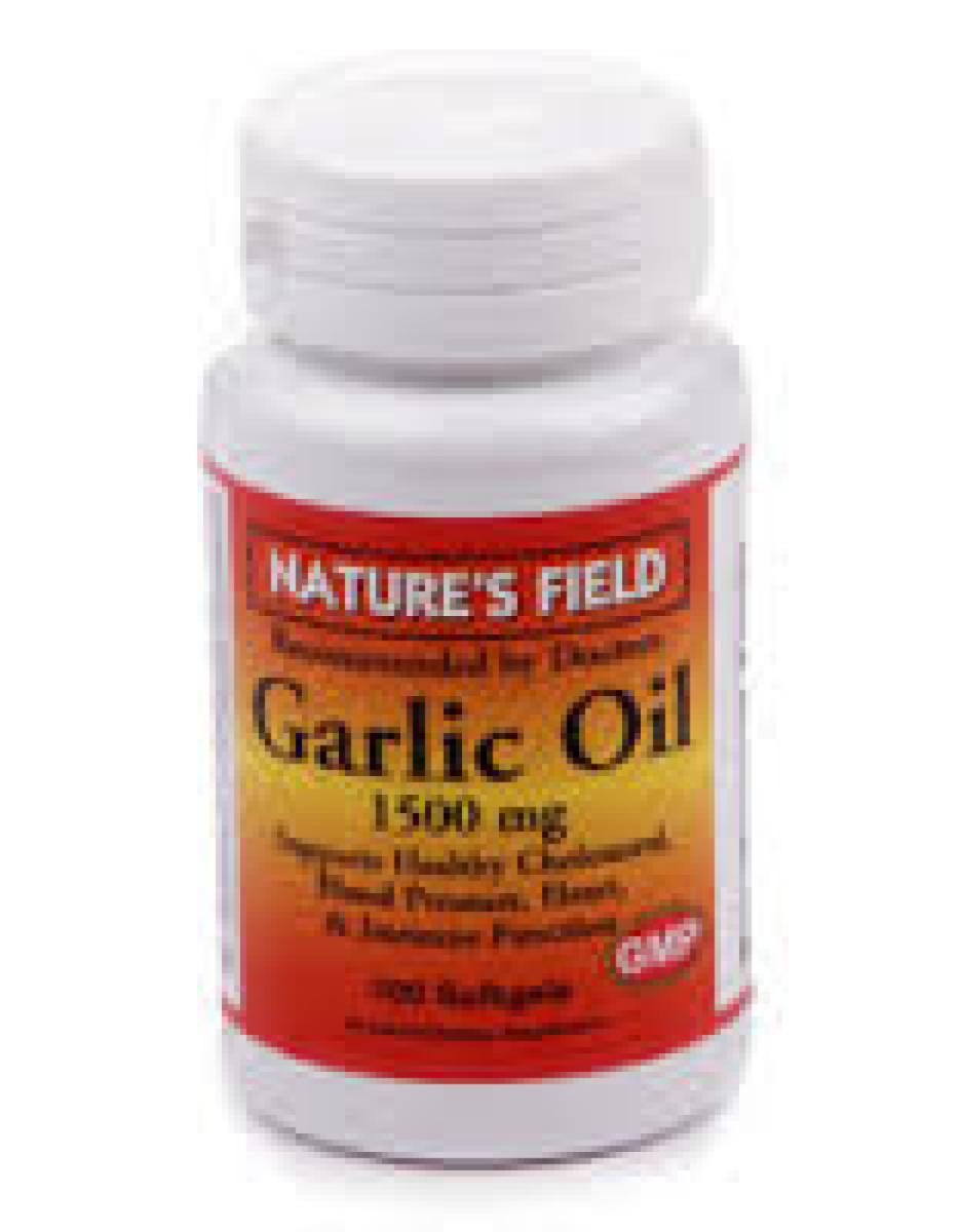 Garlic Oil 1500 mg 100 Soft Gels