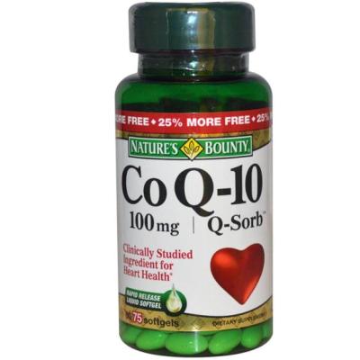 CoQ10 100 mg Q-Sorb 75 Soft Gels