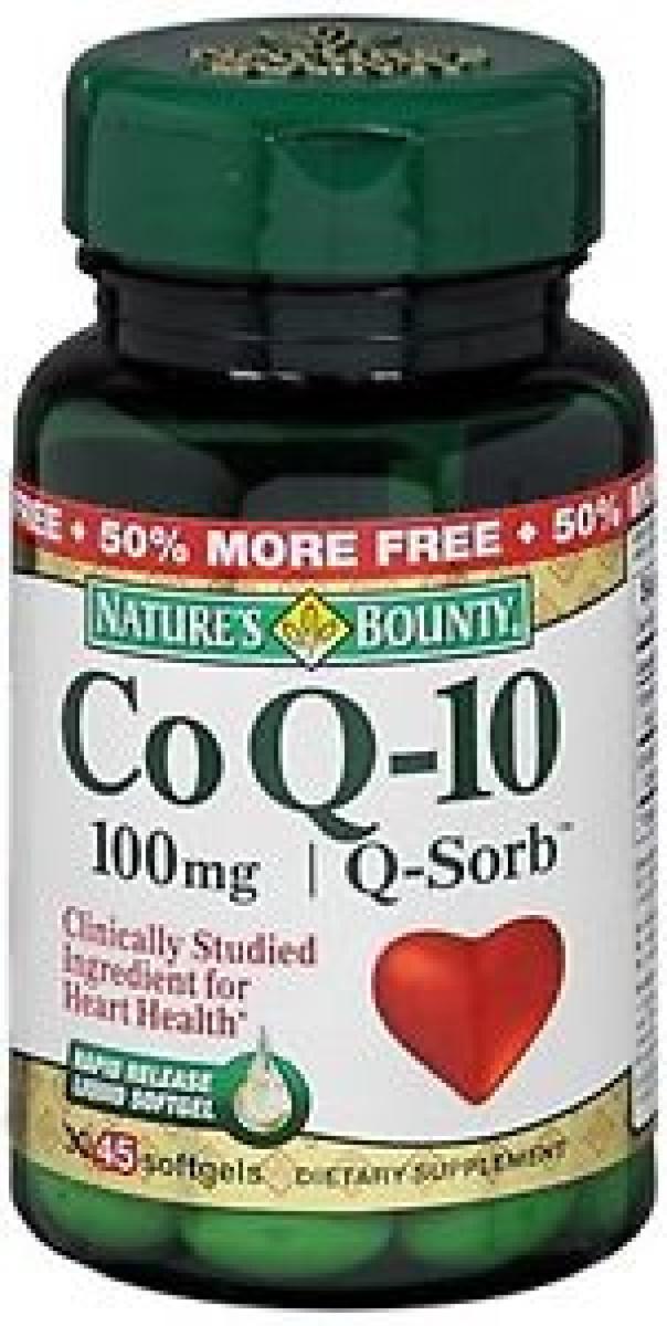 CoQ10 100 mg Q-Sorb 45 Soft Gels