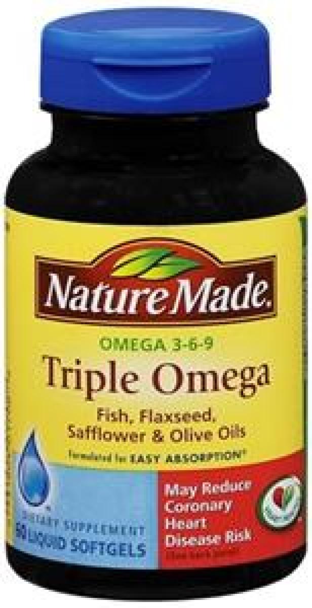 Triple Omega 3-6-9 60 Liquid Soft Gels