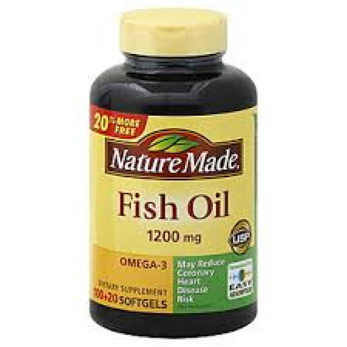 Omega 3 Fish Oil 1200 mg 120 Soft Gels