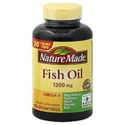 Omega 3 Fish Oil 1200 mg 120 Soft Gels