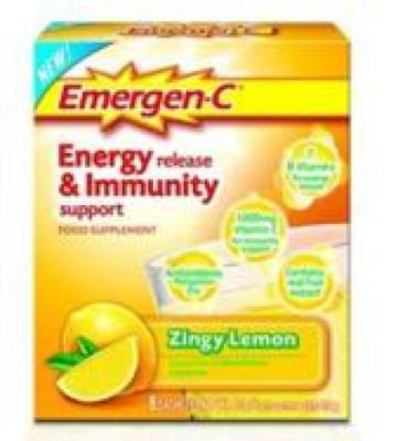 Energy Release & Immunity Support Zingy Lemon x8