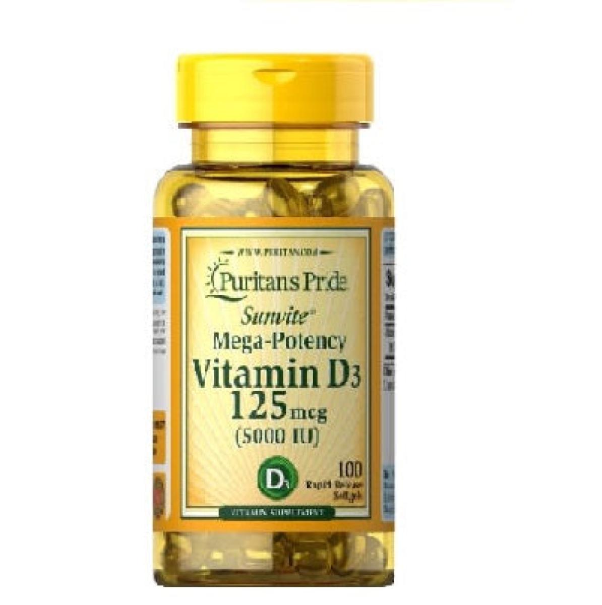 Mega Potency Vitamin D3 125 mcg