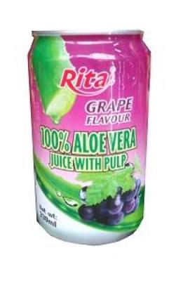 Aloe Vera Juice With Pulp Grape Flavour