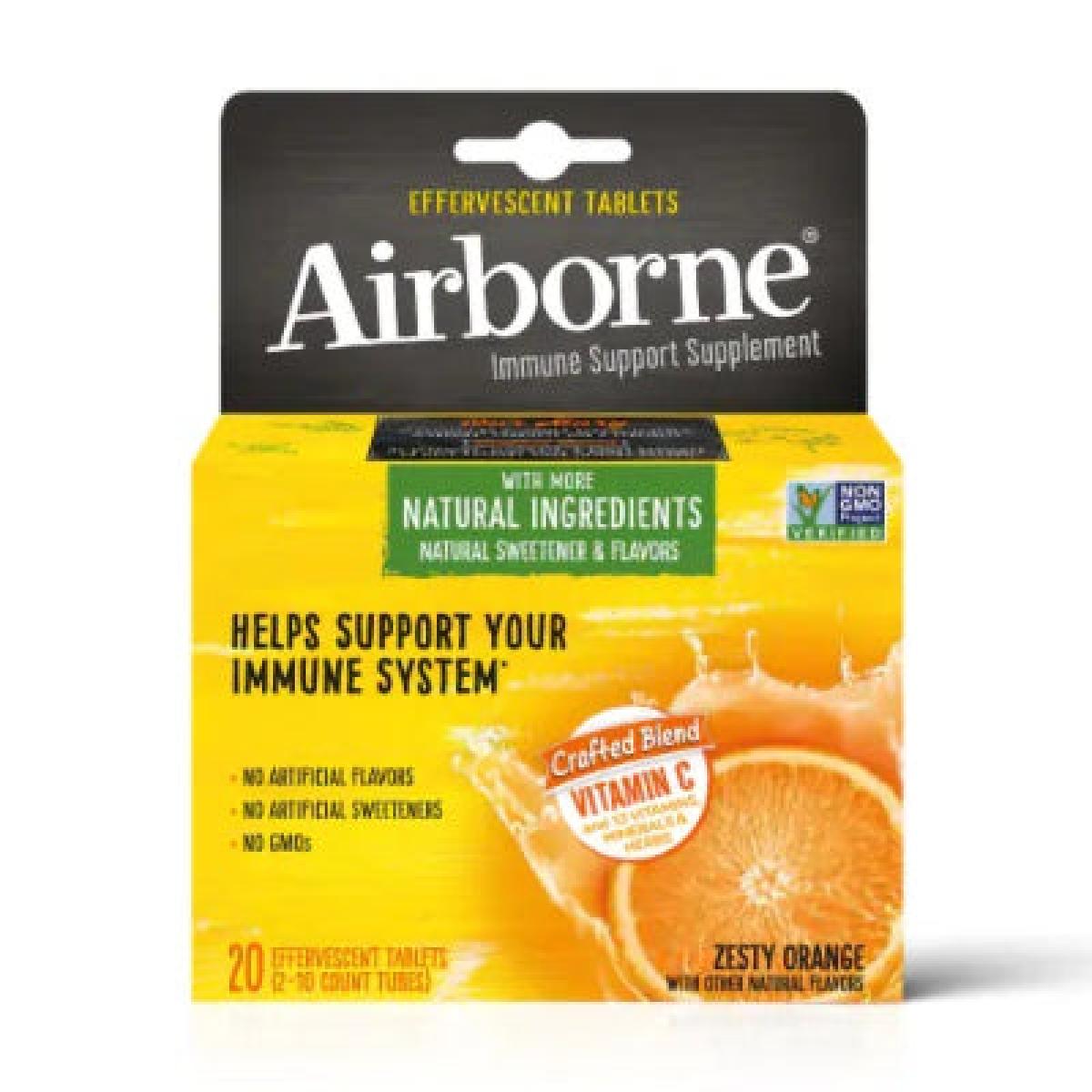Immune Support Zesty Orange Flavour 20 Effervescents