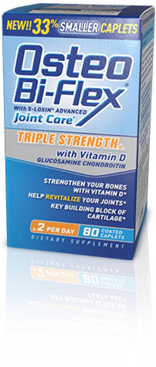 Bi-Flex + Vitamin D3 2000 IU Triple Strength 80 Caplets