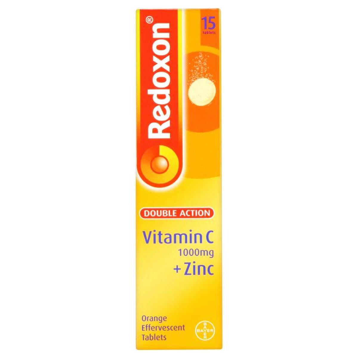 Double Action Vitamin C & Zinc 1000 mg 15 Effervescents